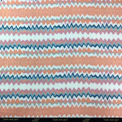 Tela Doble Gasa Algodón Espiga Azu