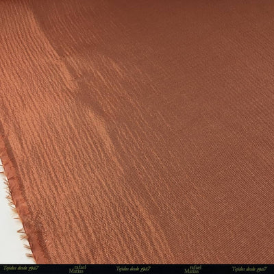 Tela Organza Naranja Crinkel Brillante